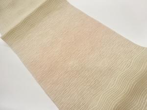 絽綴れ横縞模様名古屋帯